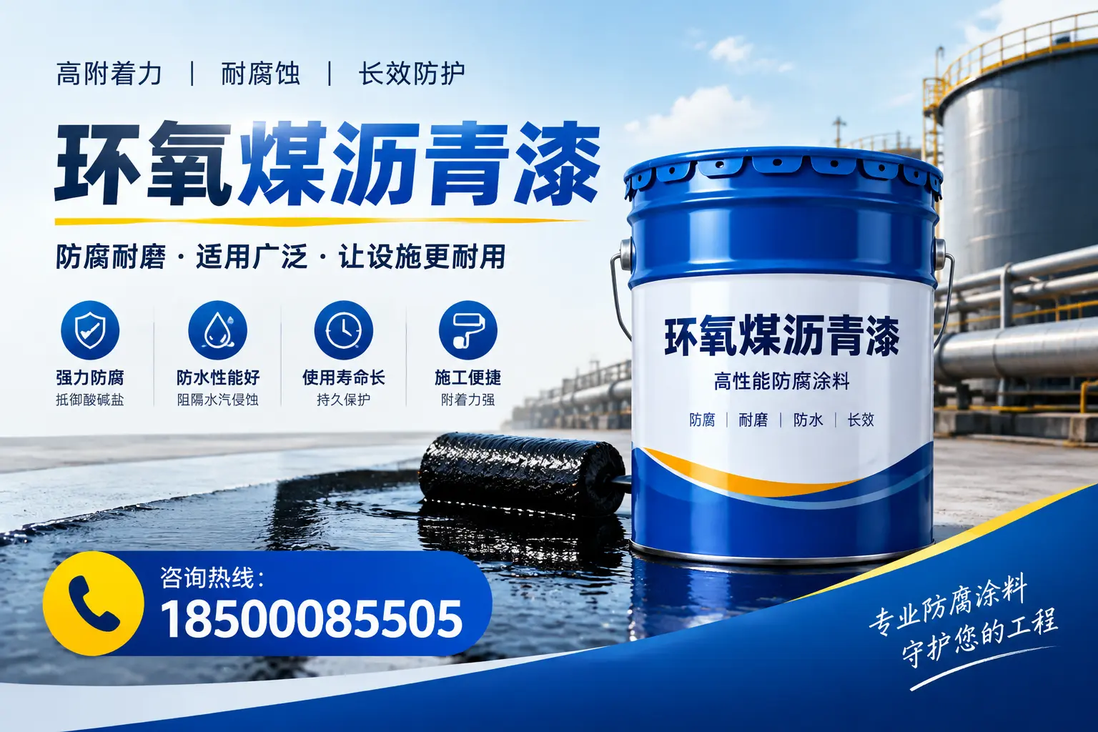 环氧煤沥青漆与其他涂料的对比分析,助力哈尔滨企业决策